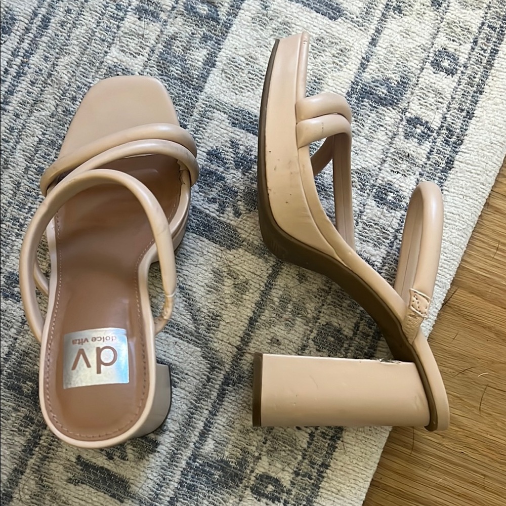 DV by Dolce Vita Nude Heeled Sandals